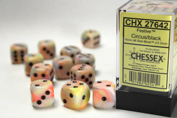 Chessex 16mm D6 Dice Block