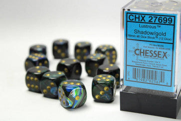 Chessex 16mm D6 Dice Block