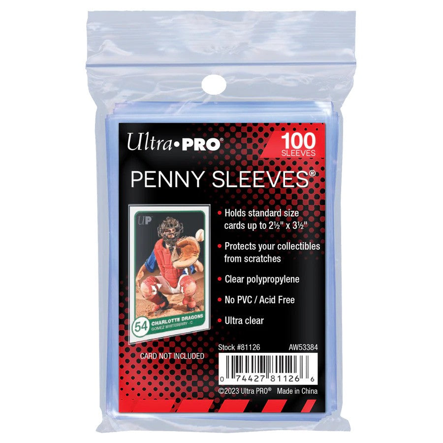 CARD SLEEVE - 2-1/2" X 3-1/2" Soft Card Sleeves (PK100)
