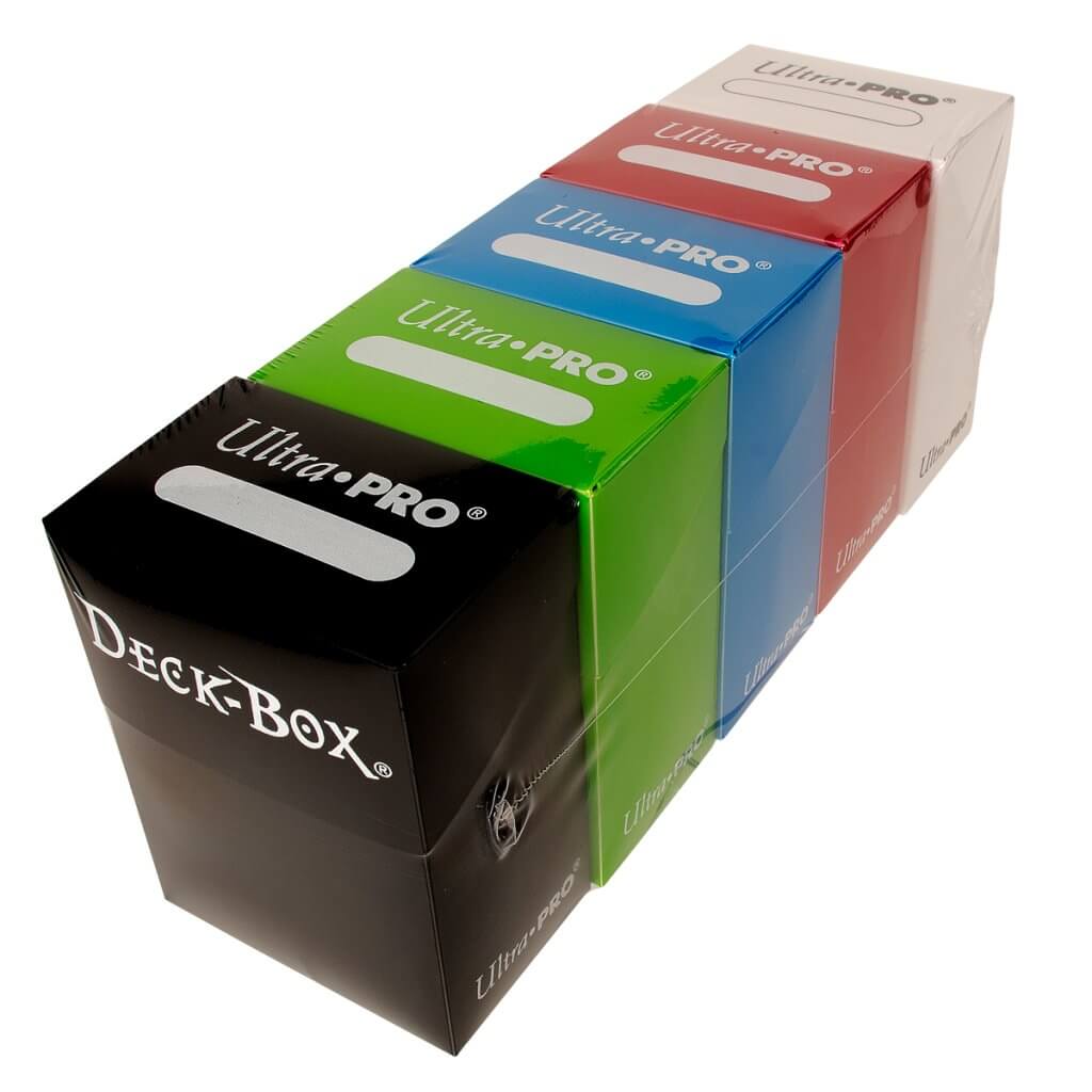 Deck Box - 5 colour Pk Bundle (Red, Blue, Green, Black, White)