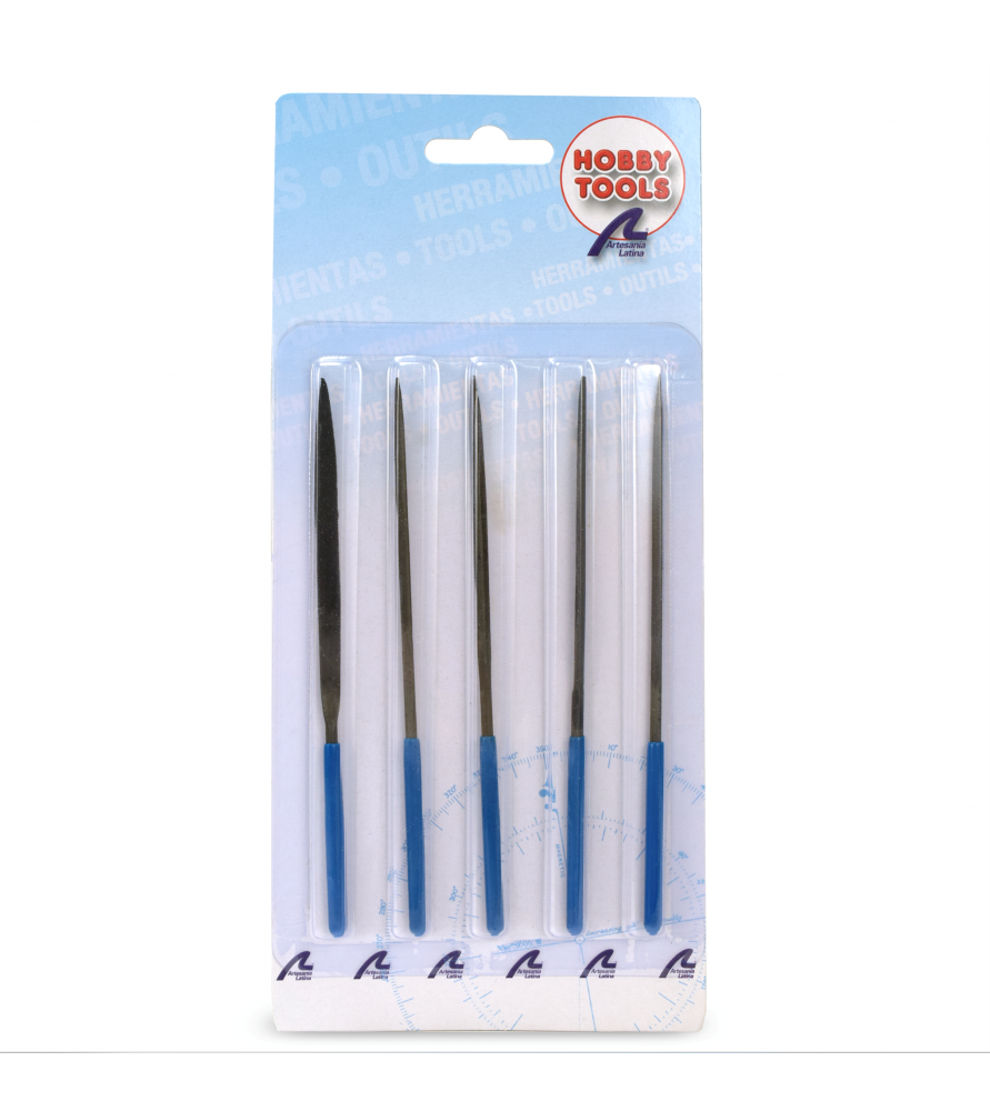 Artesania Set 5 Files With Ergonomic Handle Modelling Tool
