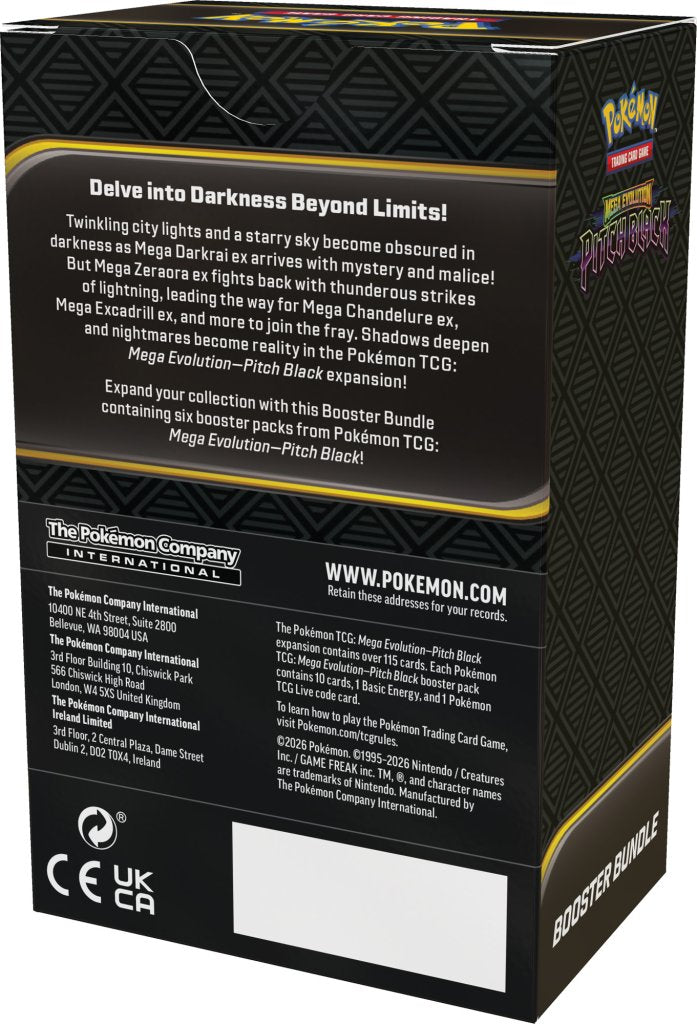 Mega Evolutions Pitch Black Booster Bundle (preorder)