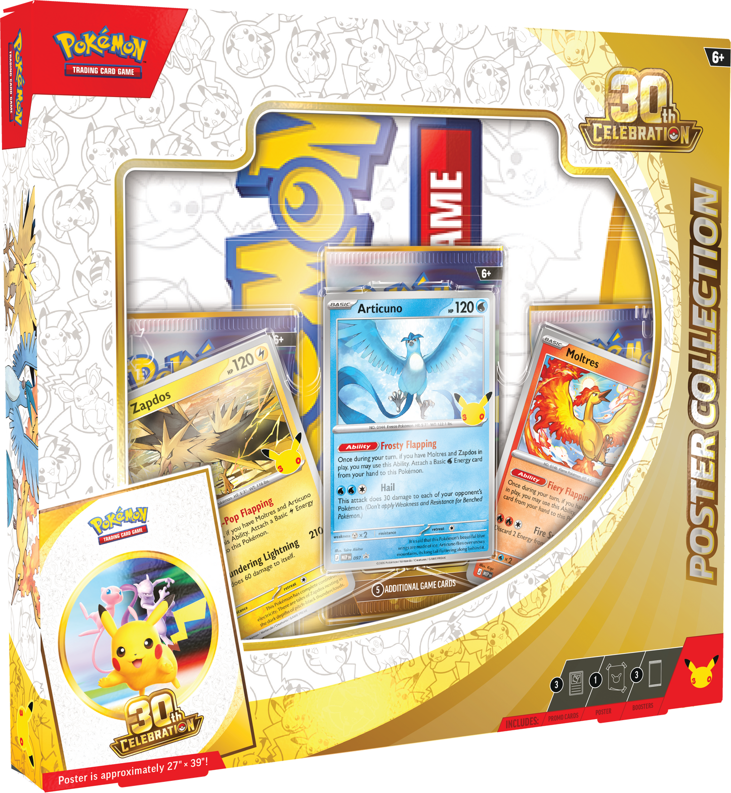 Pokemon TCG 30th Celebration Poster Box (Preorder