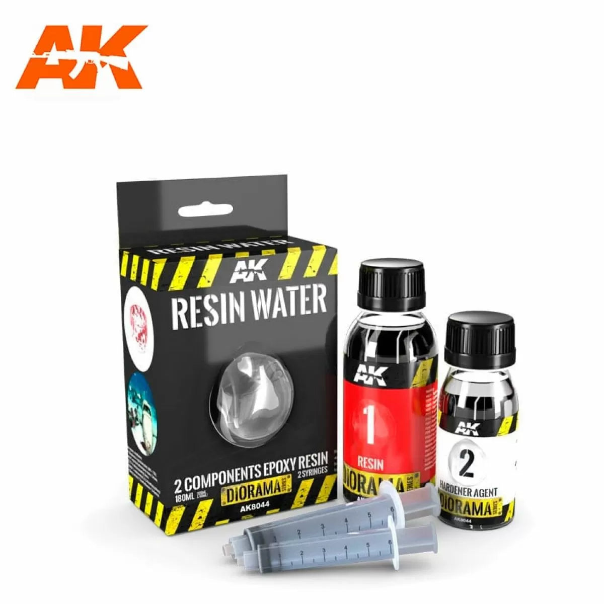 Resin Water 2 Components Epoxy Resin 180ml