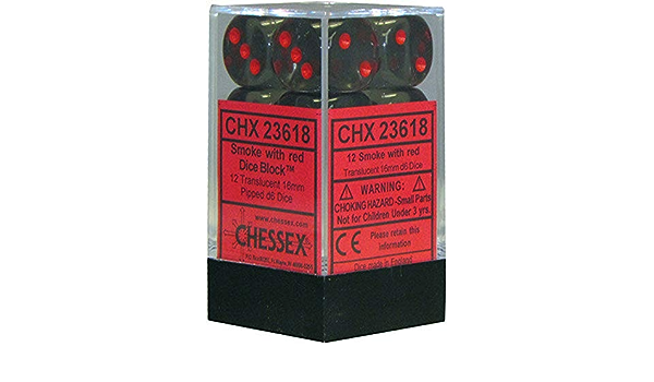 Chessex 16mm D6 Dice Block