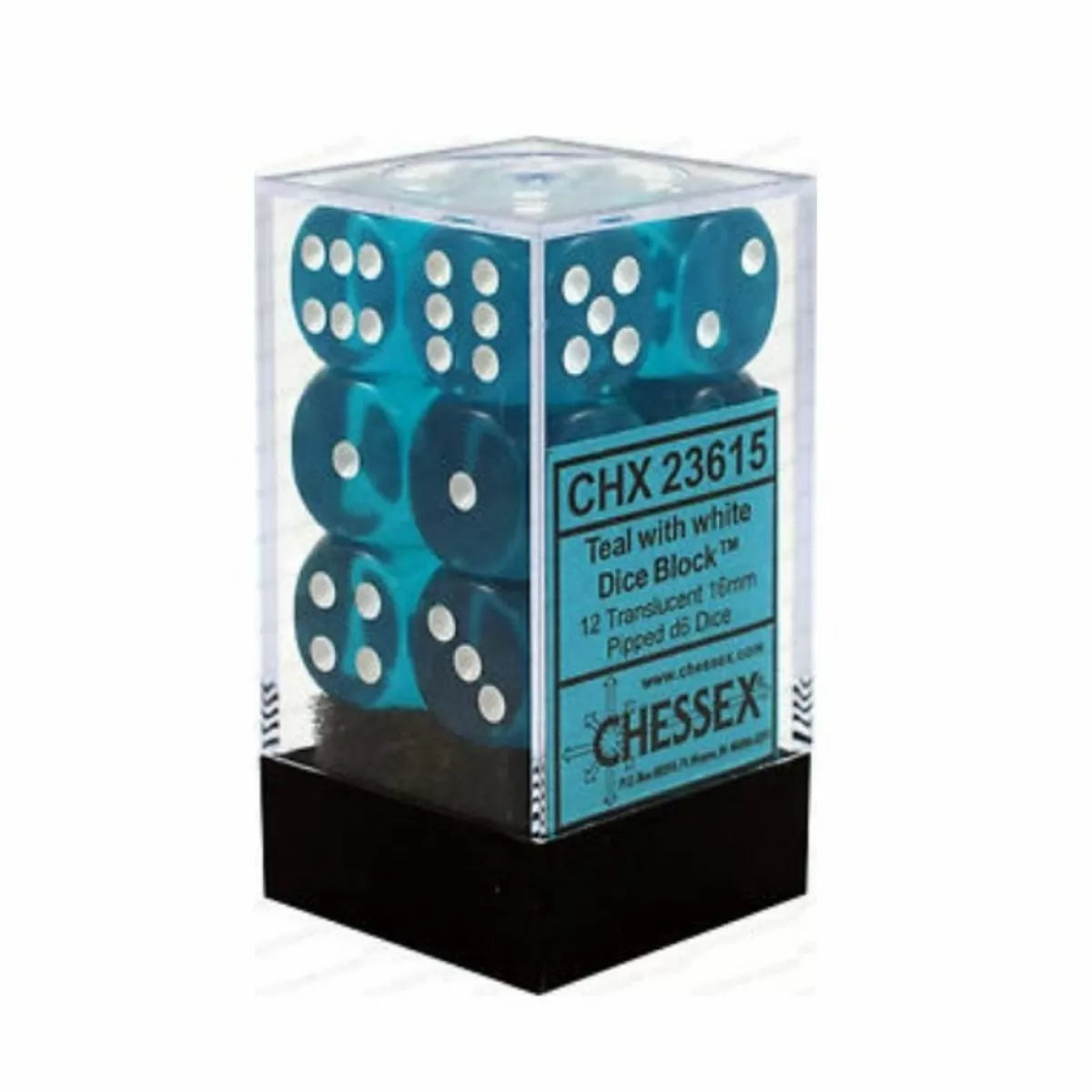 Chessex 16mm D6 Dice Block