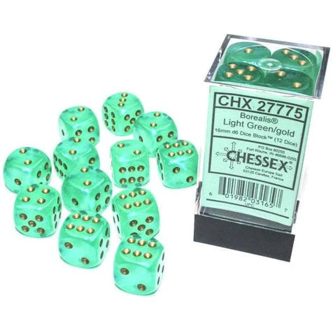 Chessex 16mm D6 Dice Block