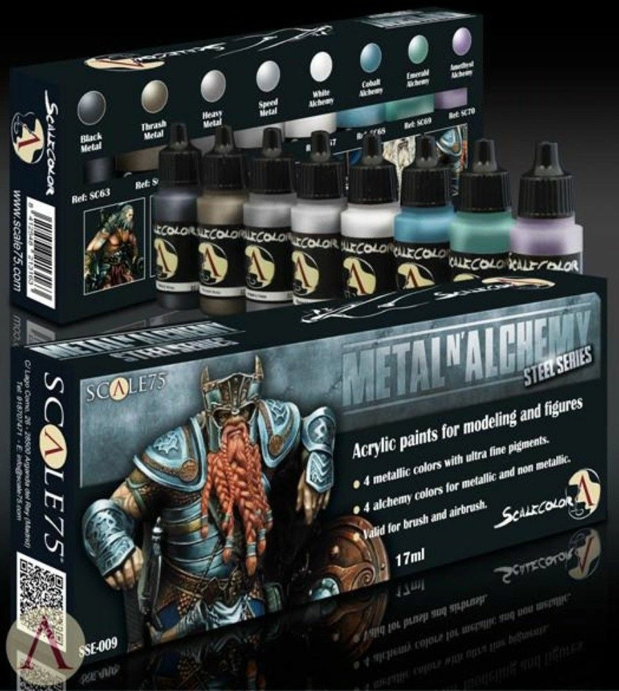 Scalecolor Metal 'n' Alchemy Steel Paint Set