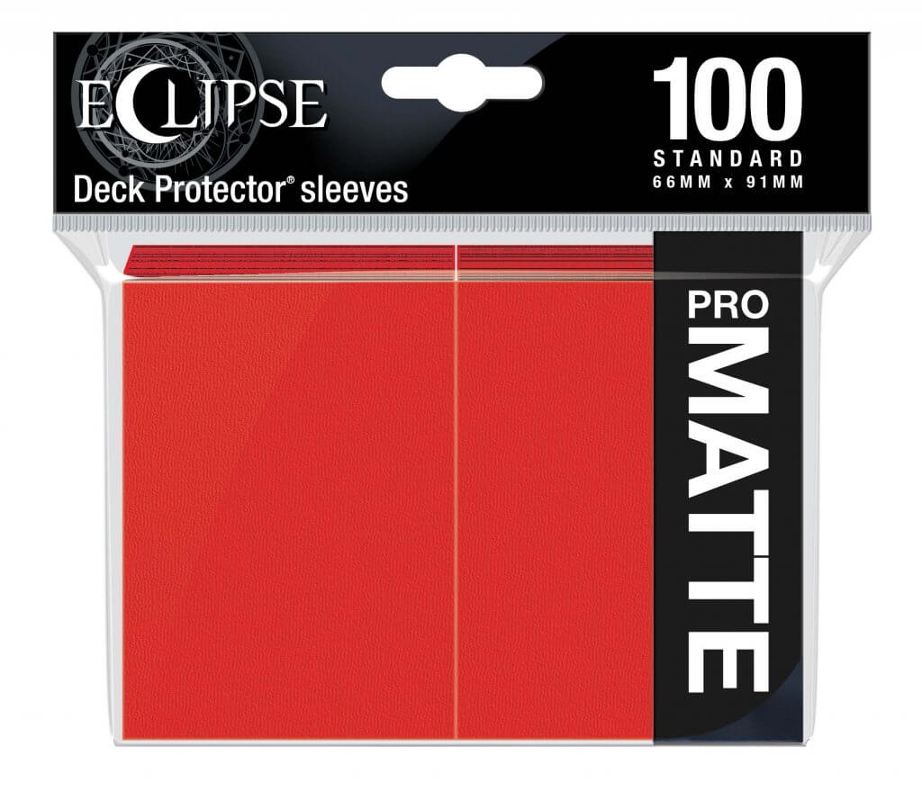 Deck Protector Standard - Matt 100ct Eclipse Red