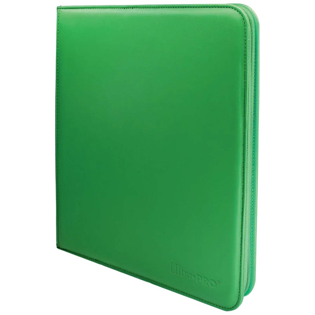 ULTRA PRO Vivid 12-Pocket Zippered PRO-Binder Green