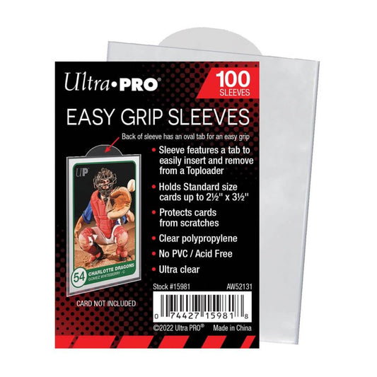 Card Sleeve - 2-1/2" X 3-1/2" Easy Grip Sleeves