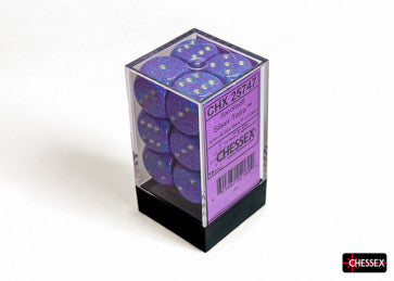 Chessex 16mm D6 Dice Block Speckled Silver Tetra