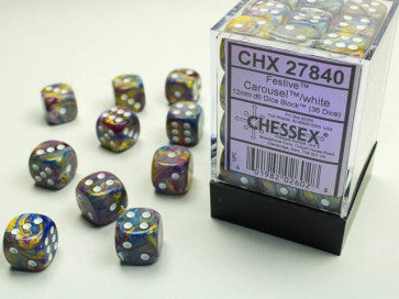Chessex 12mm D6 Dice Block