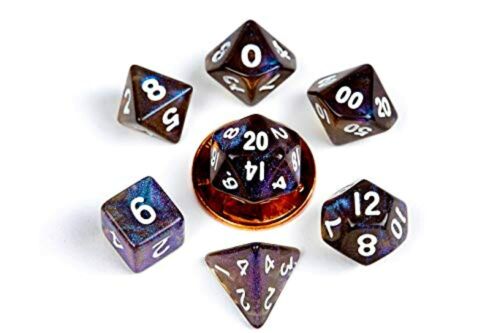 MDG 10mm Acrylic Polyhedral Dice Set