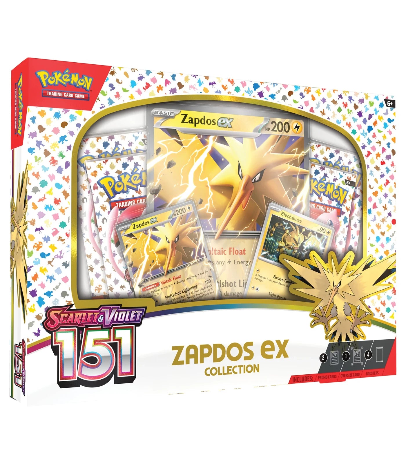 Scarlet & Violet—151 Collection—Zapdos Ex Box – Assorted*