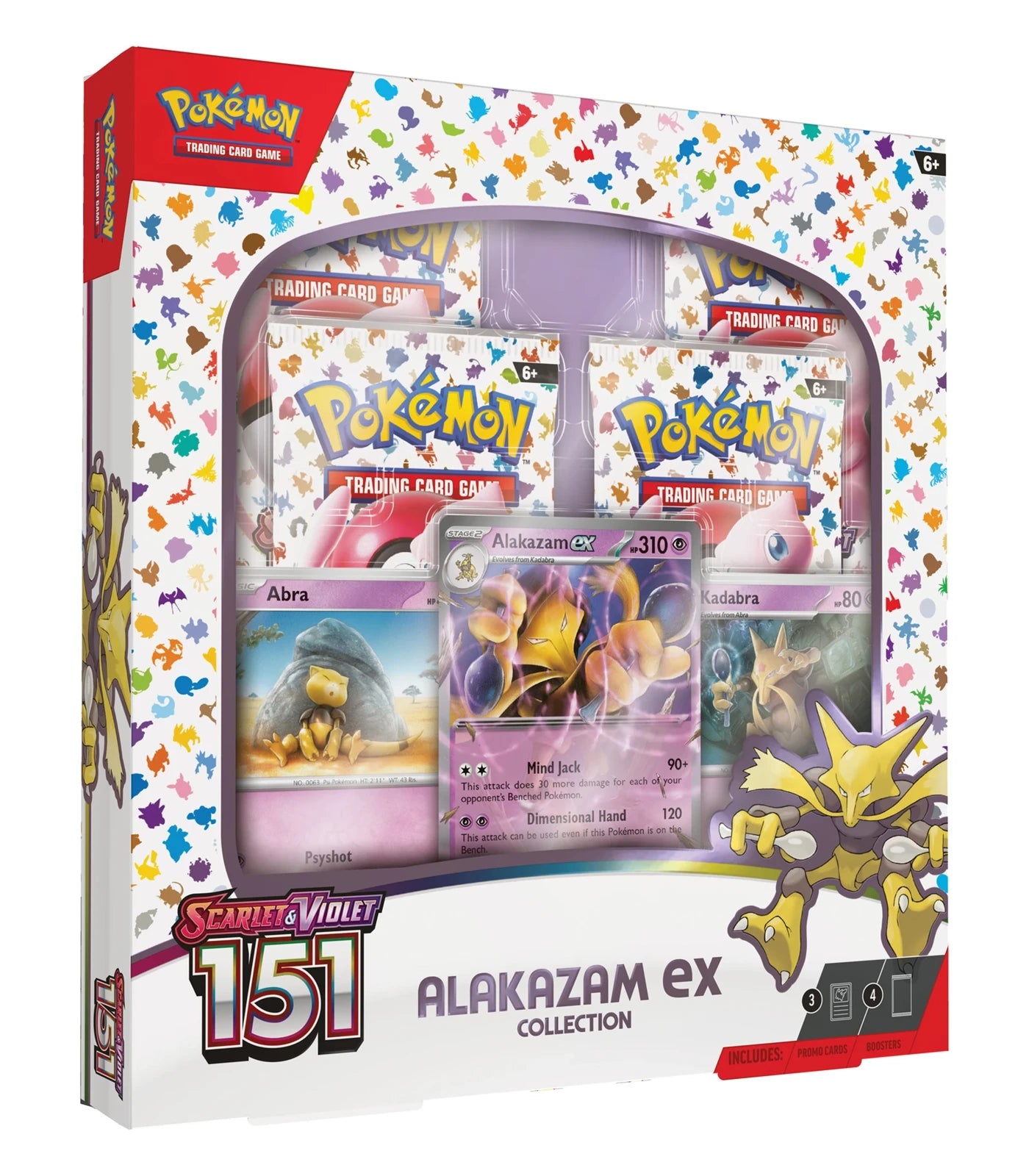Scarlet & Violet—151 Collection—Alakazam Ex Box – Assorted*