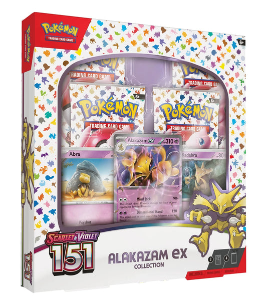 Scarlet & Violet—151 Collection—Alakazam Ex Box – Assorted*