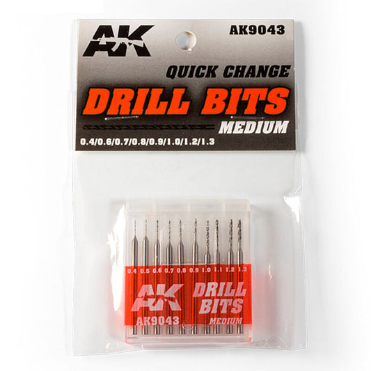 AK Interactive Carbide Drill Bits Set (0.4-1.3mm)