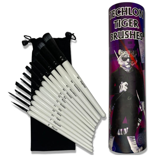 Chronicle - Brushes - Techlon Tiger Drybrush Set