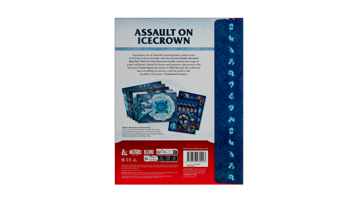 D&D World of Warcraft Icecrown Citadel Map Pack | T3 Games