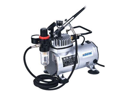 Air Compressor Kit (Includes Hose & HS-30 Airbrush) [AS18K-2]