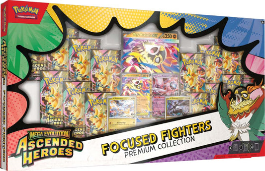 Mega Evolution - Ascended Heroes Focused Fighters Premium Collection (Preorder)
