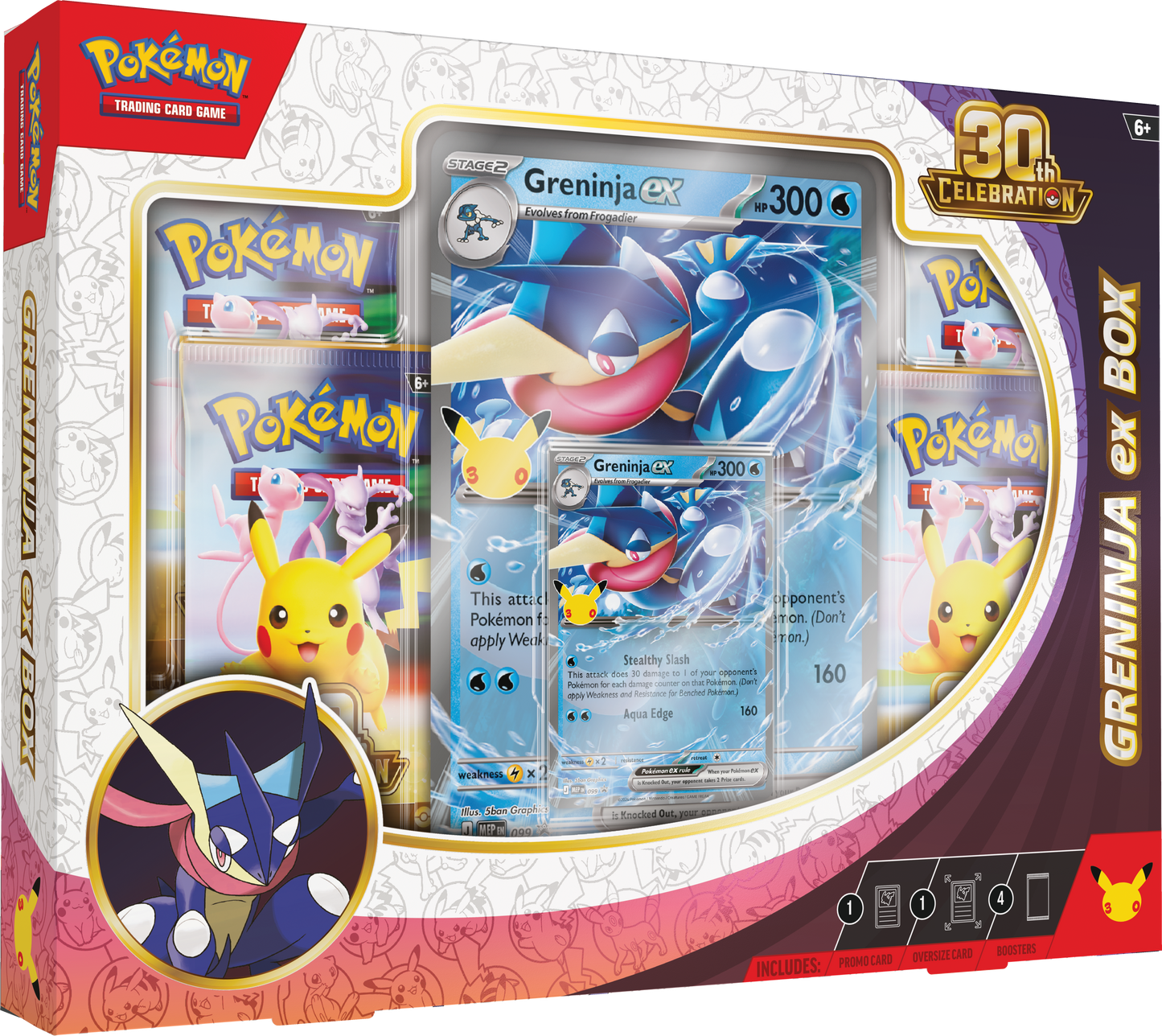 Pokemon TCG 30th Celebration ex Box Sylveon ex & Greninja ex [Assorted] (Preorder)