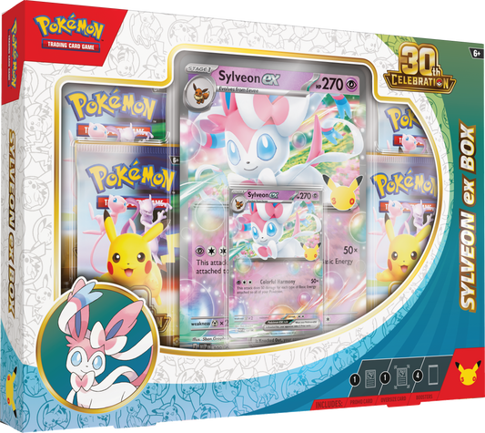 Pokemon TCG 30th Celebration ex Box Sylveon ex & Greninja ex [Assorted] (Preorder)