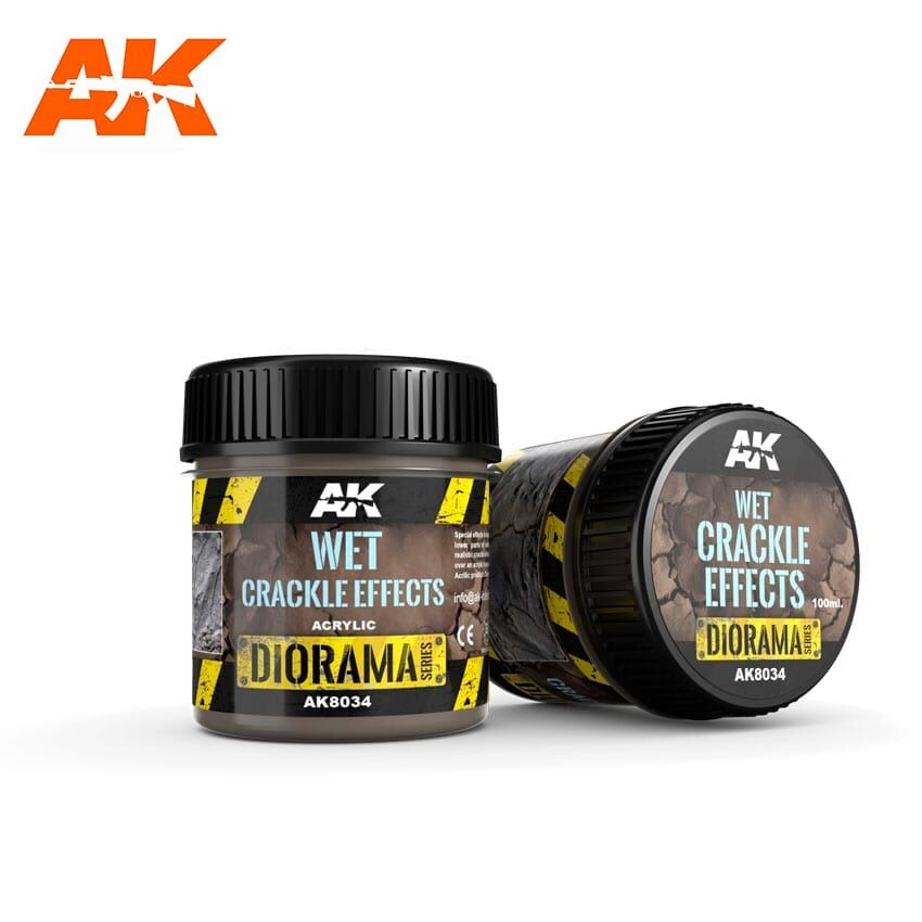 AK Diorama Series: (100ml) Wet Crackle Effects