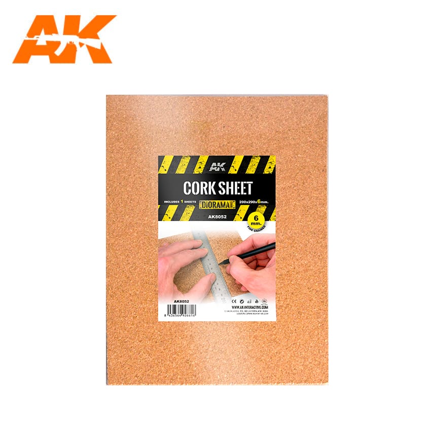 Coarse Grained Cork Sheet 6mm