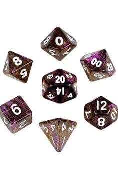 MDG 10mm Acrylic Polyhedral Dice Set