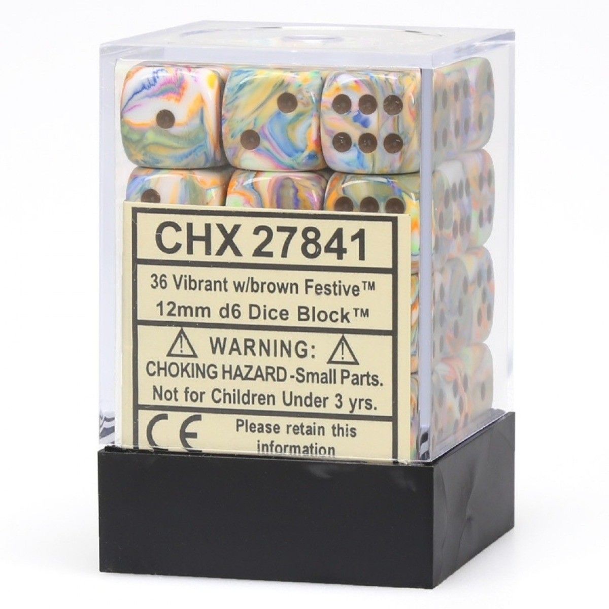Chessex 16mm D6 Dice Block