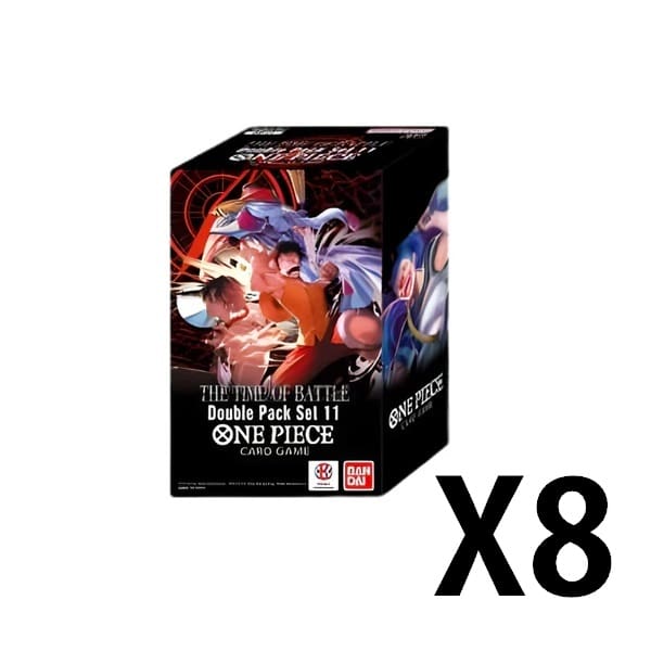 One Piece Card Game: Double Pack Display – The Time of Battle [DP-11] Display