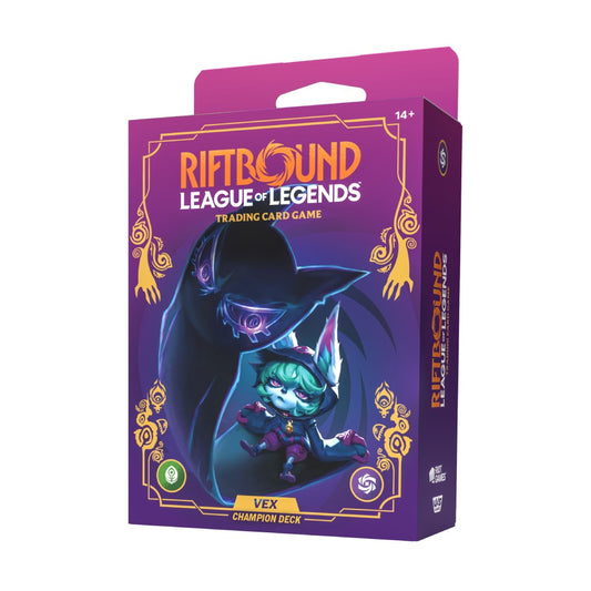 Riftbound: League of Legends – Champion Deck Display – Unleashed: Vex (Preorder)