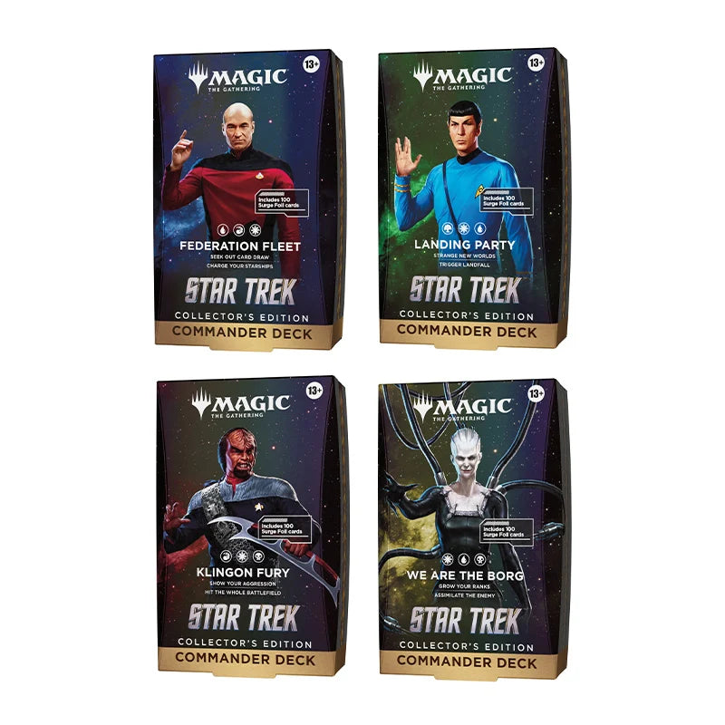 Star Trek - Collector Commander Decks Set of 4 (preorder)