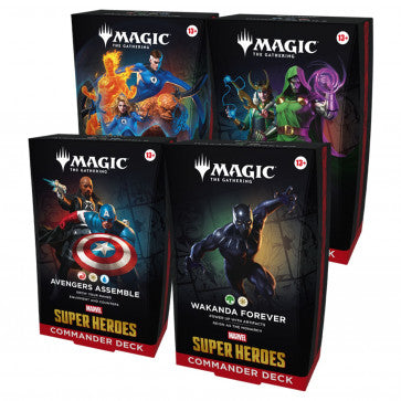 Marvel Super Heroes - Commander Decks Box (Preorder)