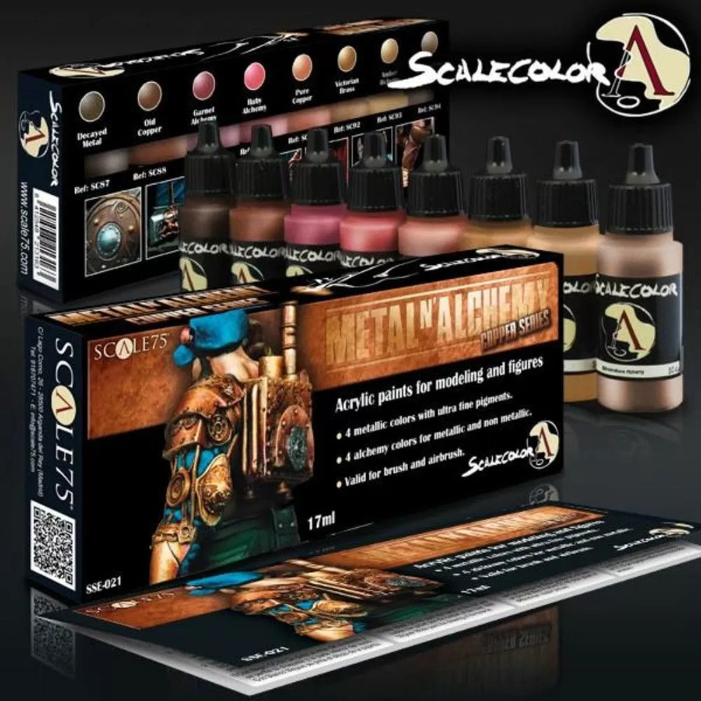 Scalecolor Metal 'n' Alchemy Copper Paint Set